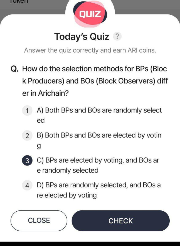 Ari Wallet Quiz Answer 9 February, 2025 Update
