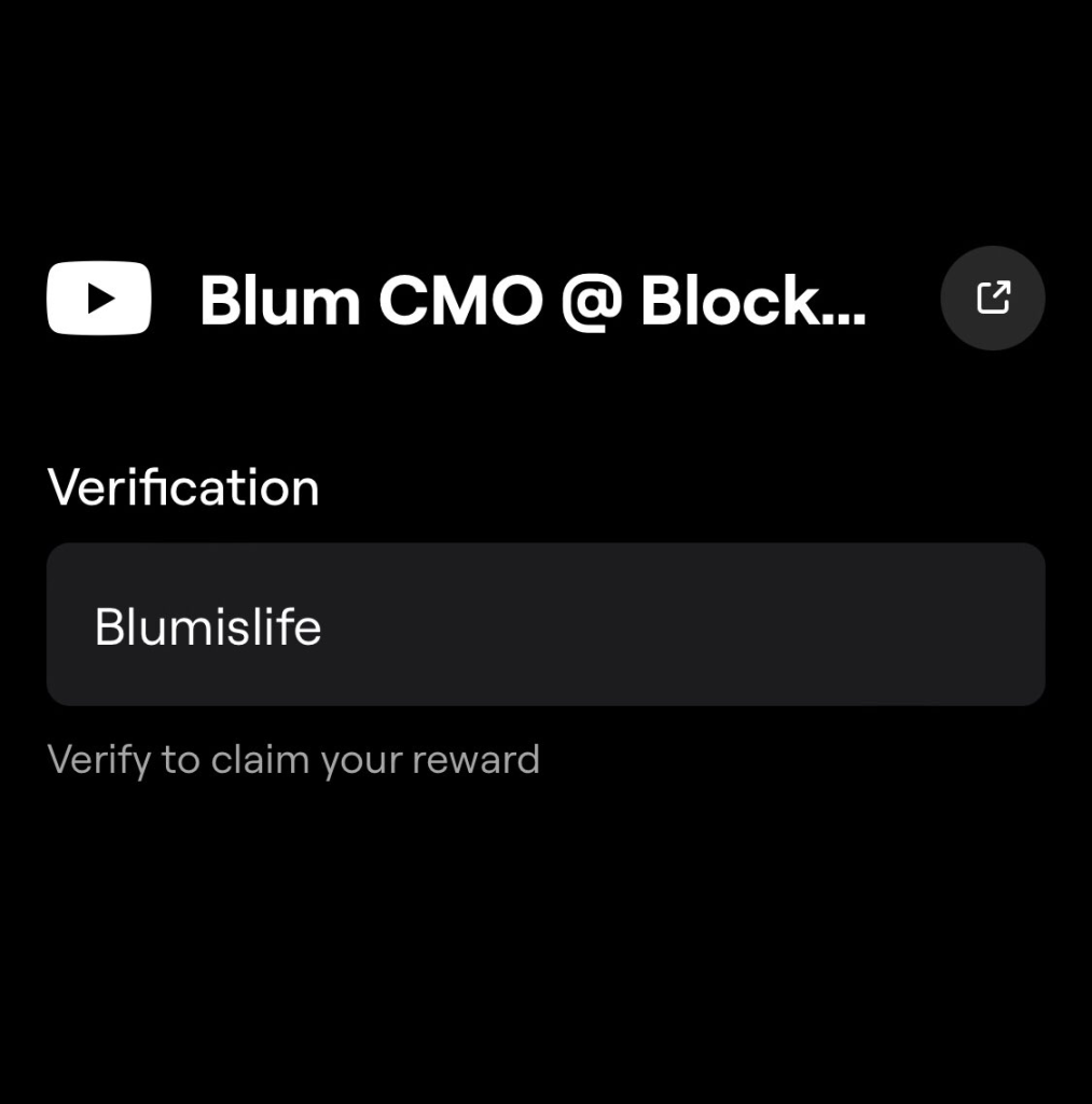  Blum CMO @ Blockchain Life Blum Code