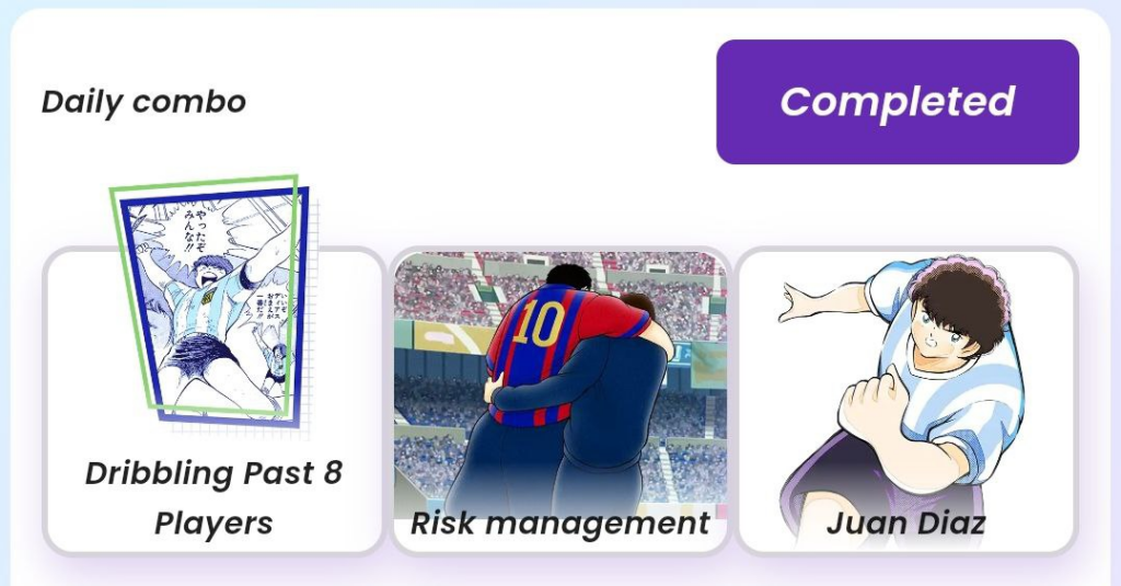 Captain Tsubasa Daily Combo December 9