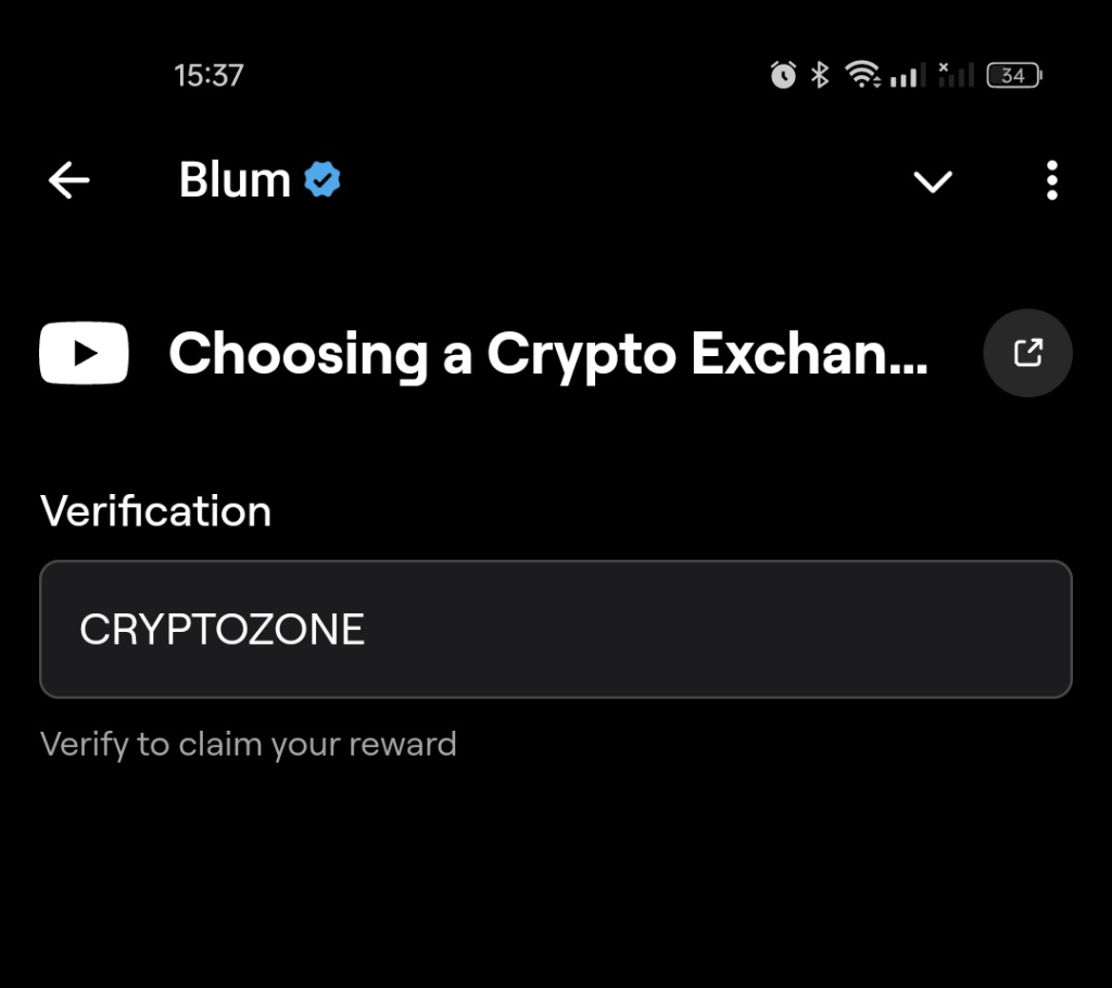 Choosing A Crypto Exchange Blum Code