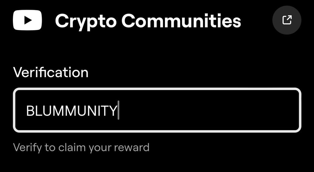 Crypto Communities Blum Code