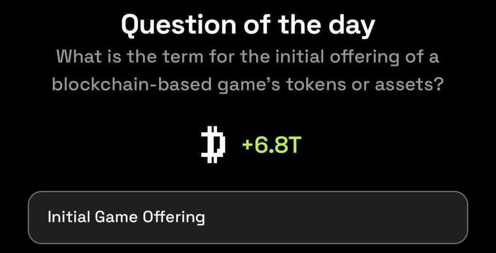 Dropee Question of the Day 2 May, 2025 Update
