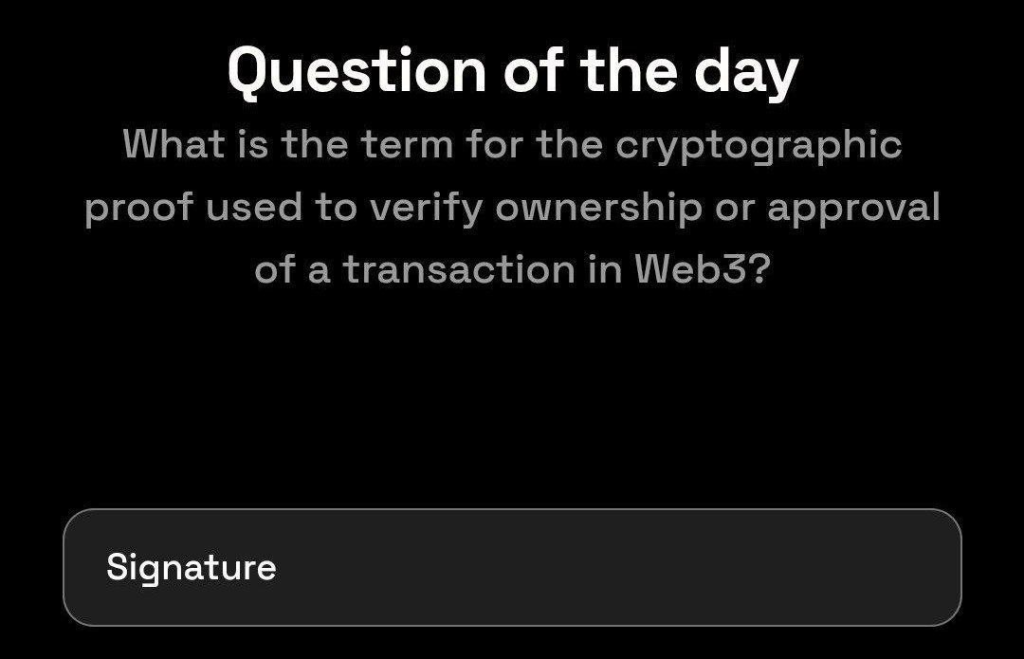 Dropee Question of the Day 4 February, 2025 Update