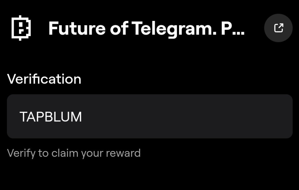 Future of Telegram. Part 1 Blum Code