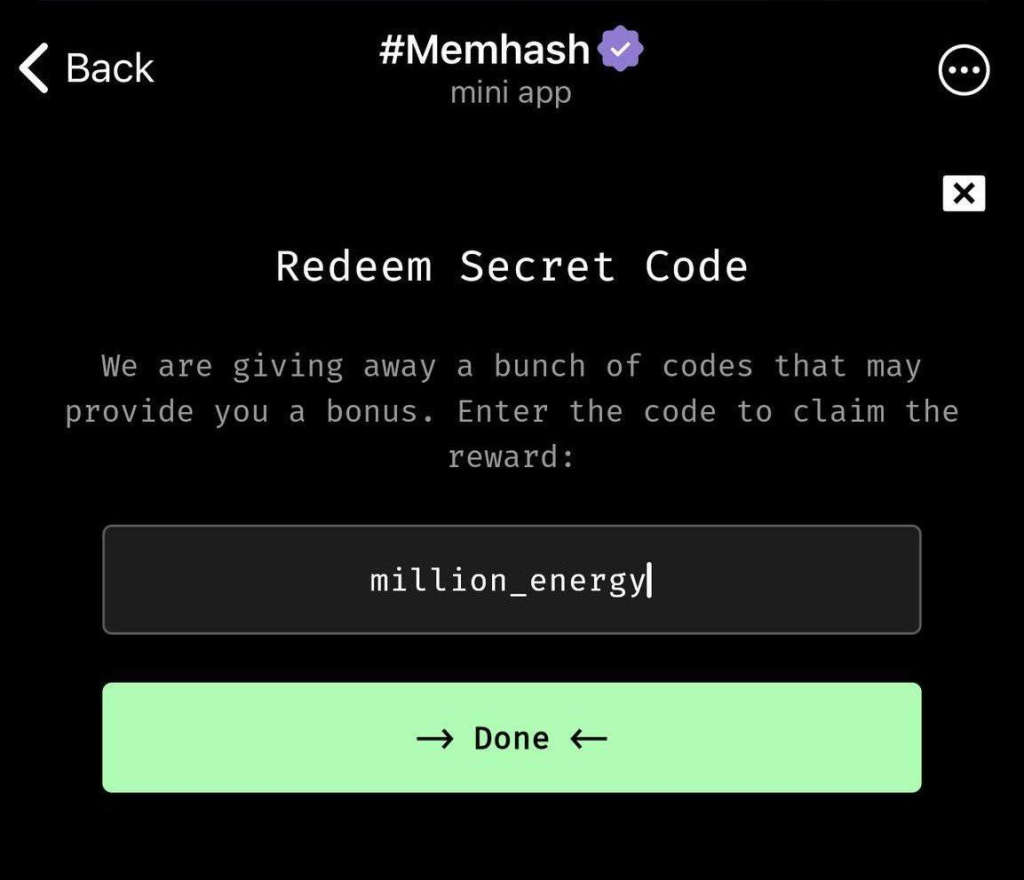 MEMHASH Secret Code Daily Combo 5 February, 2025 Update