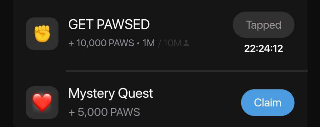 Paws Mystery Quest for December 5, 2024