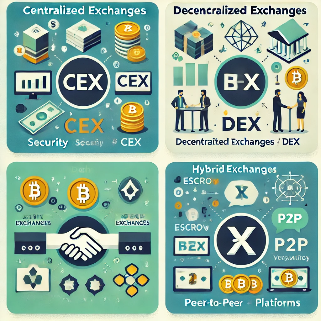 Types of Cryptocurrency Exchanges