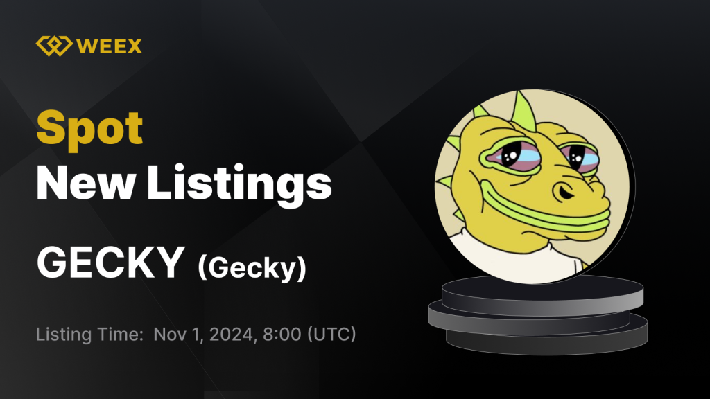 Gecky (GECKY) Will List on WEEX Spot Trading