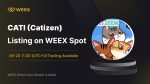 WEEX Will List Catizen ($CATI) for Spot Trading