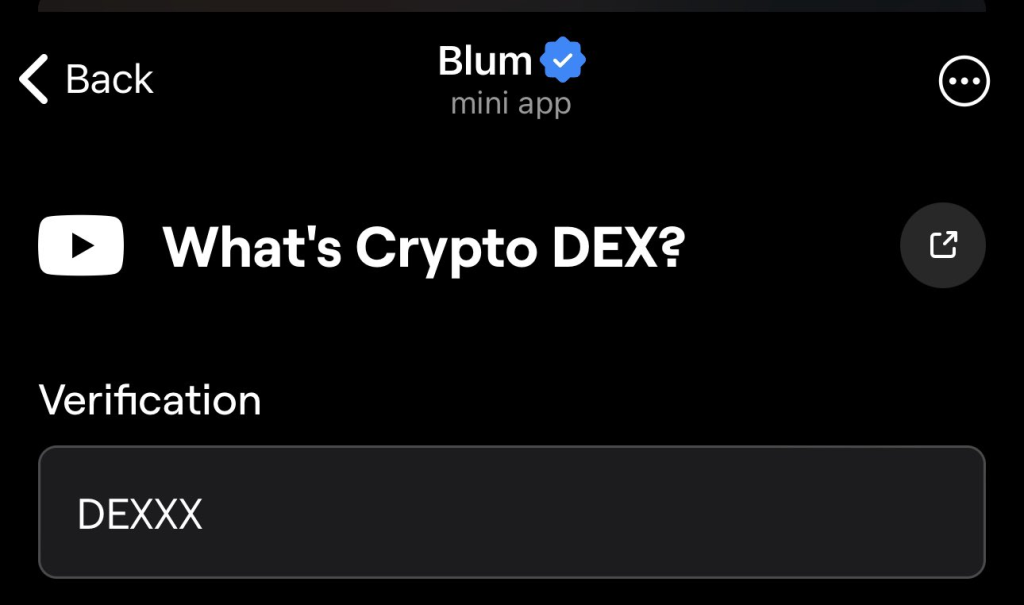 What’s Crypto DEX Blum Code November 8