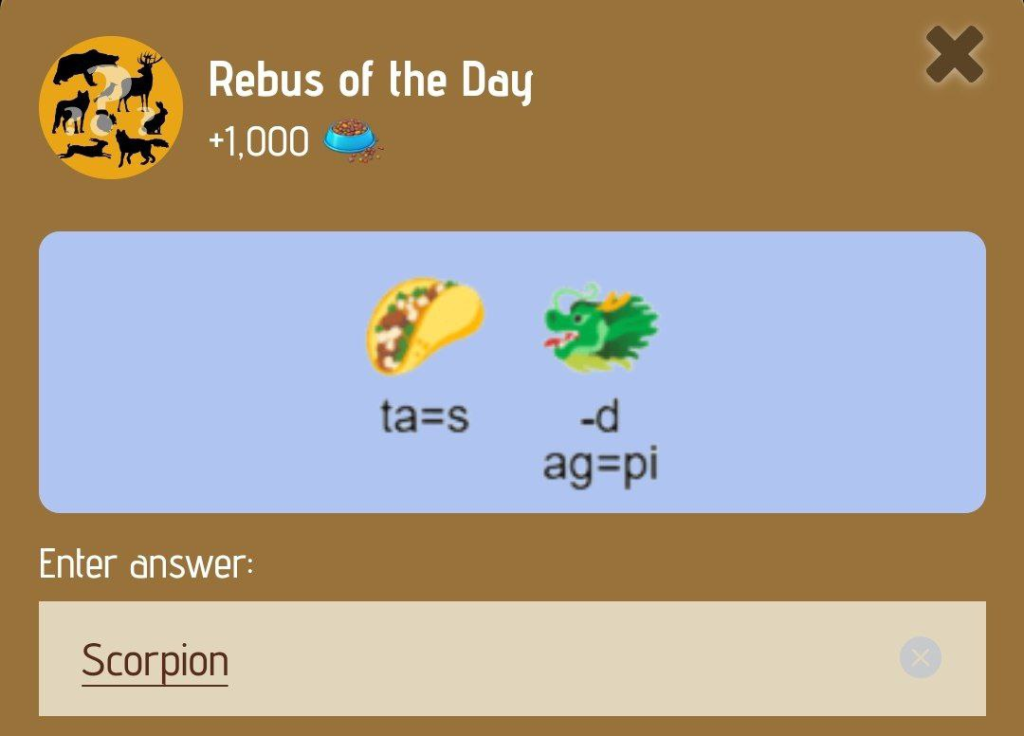 Zoo Rebus of the Day January 10, 2025