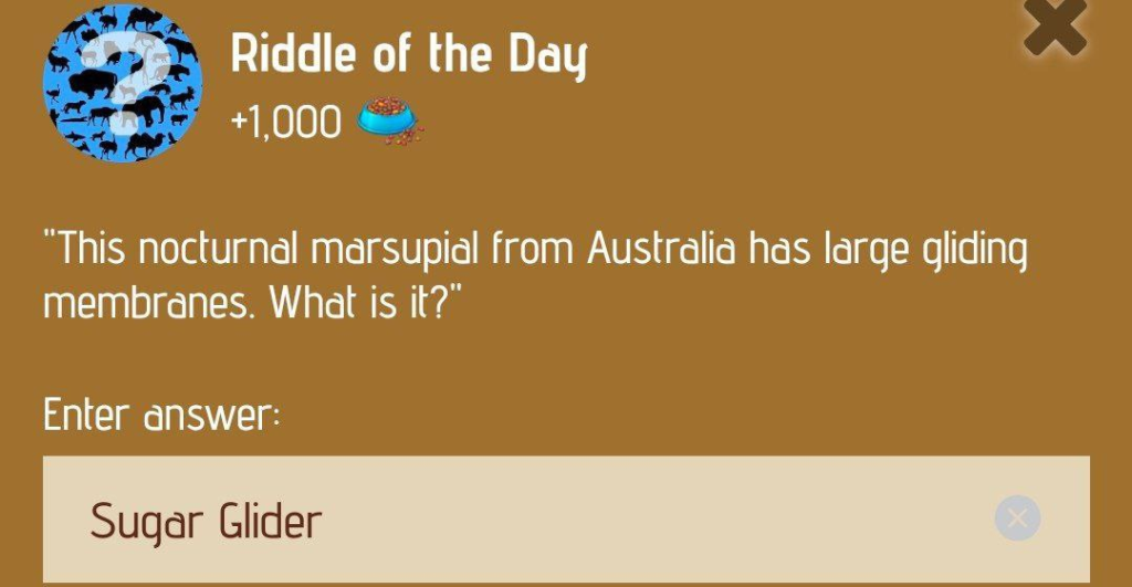 Zoo Riddle of the Day December 16, 2024