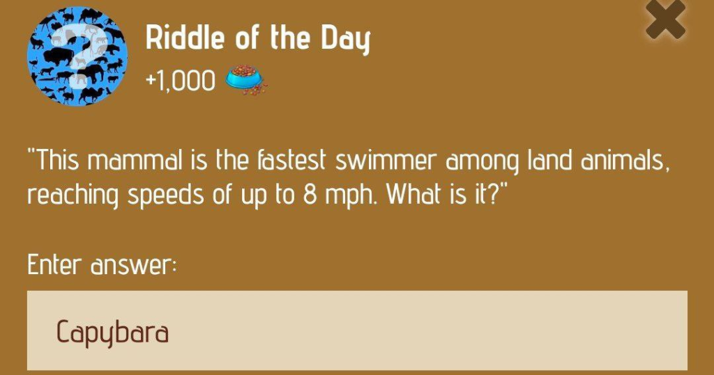 Zoo Riddle of the Day December 17, 2024