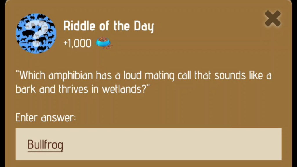 Zoo Riddle of the Day December 22