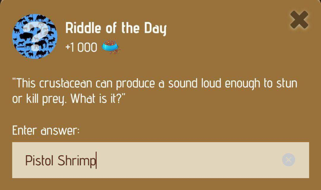 Zoo Riddle of the Day December 29, 2024