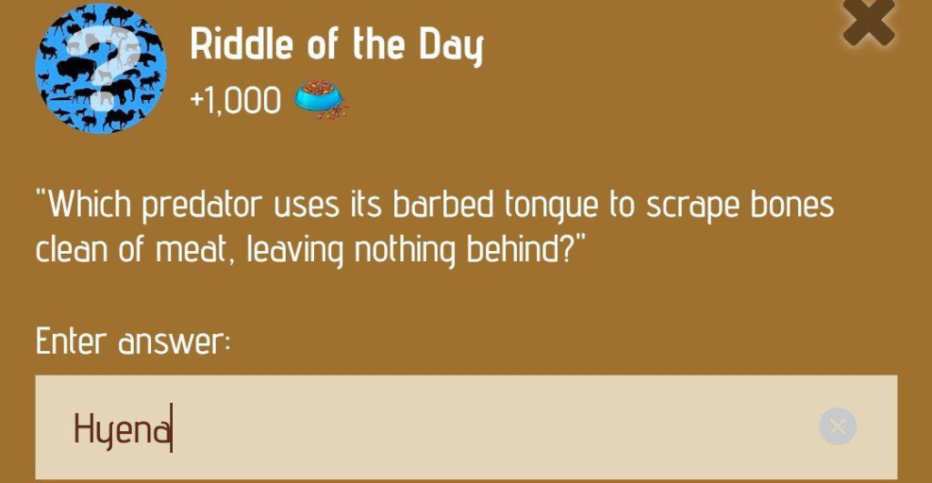 Zoo Riddle of the Day January 12, 2025