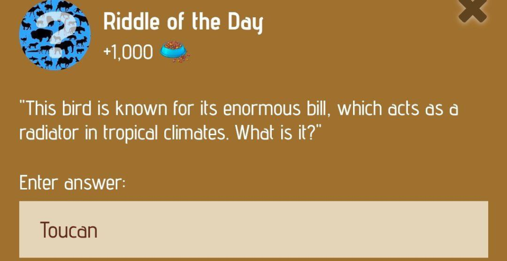 Zoo Riddle of the Day January 2, 2025