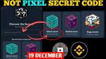 Today’s Not Pixel Secret Word December 19-20 Update