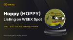 WEEX Will List Hoppy ($HOPPY) for Spot Trading