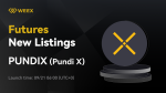 WEEX Futures Pro Will Launch PUNDIX USDT-M Perpetual Futures 