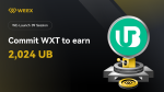 WEEX WE-Launch  UbitEx ($UB) to be Listed & Free 2,024 UB Airdrops!