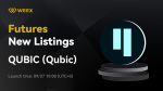 WEEX Futures Pro Will Launch QUBIC USDT-M Perpetual Futures