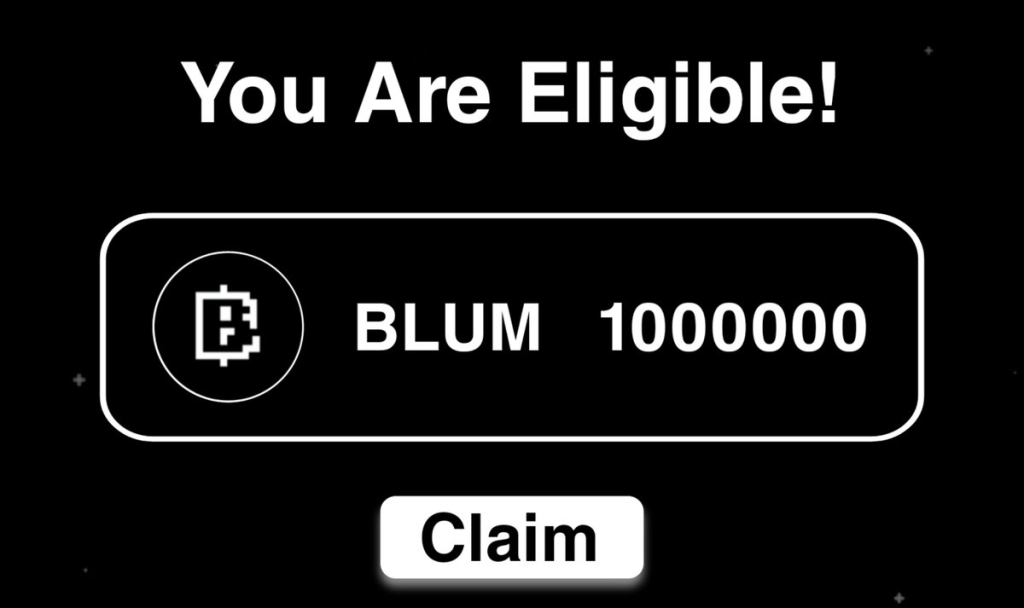 Caim Blum Token though blum video code
