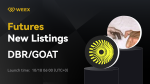 WEEX Futures Pro Will Launch DBR / GOAT USDT-M Perpetual Futures