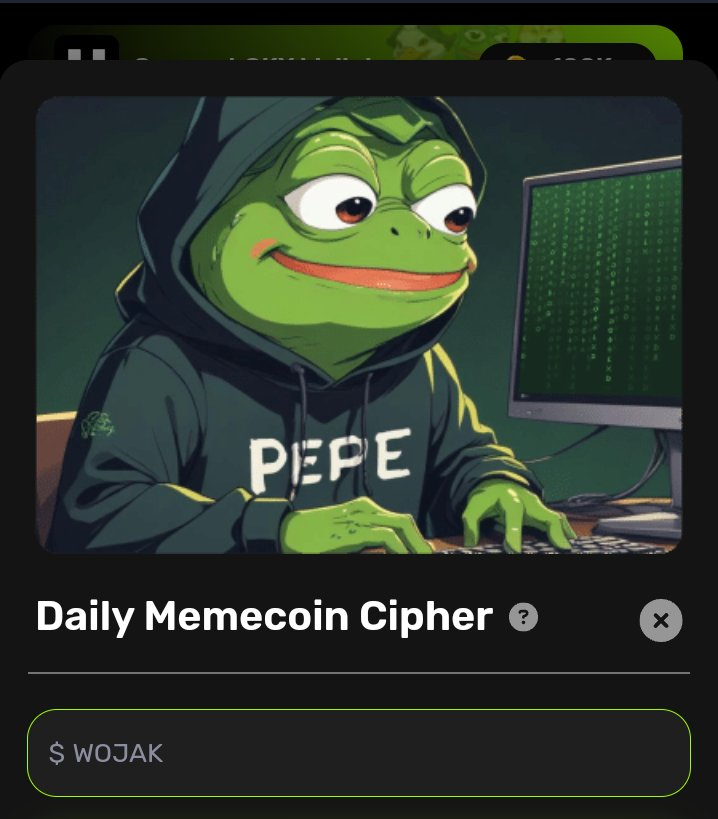 Memes Lab Daily Memecoin Cipher 21 October 2024