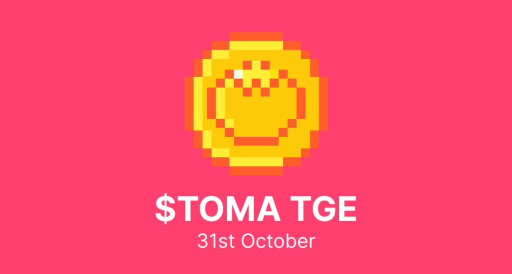 TOMA token launch and airdrop on October 31 