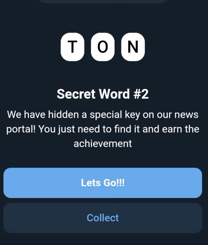 Major Secret Word #2