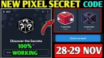 Today’s Not Pixel Secret Code November 28-29 Update